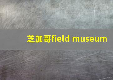 芝加哥field museum